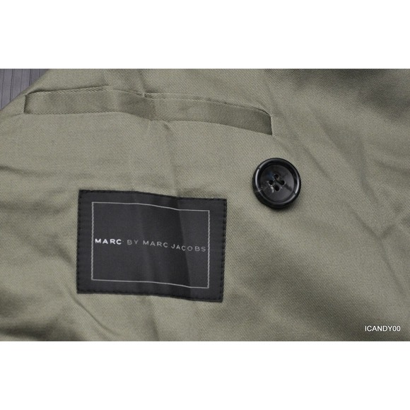 Marc Jacobs Men's Cotton Twill Coat Jacket M2111504 Moore Green L Nwt $598 - Picture 8 of 10